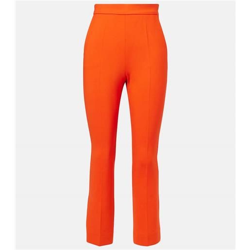 Max Mara pantaloni regular nepeta in misto lana