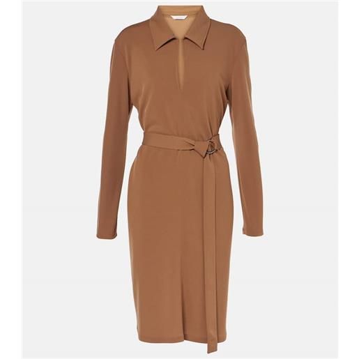 Max Mara abito corto dorema in jersey con cintura