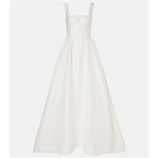 Rebecca Vallance bridal - abito lungo esther in broccato