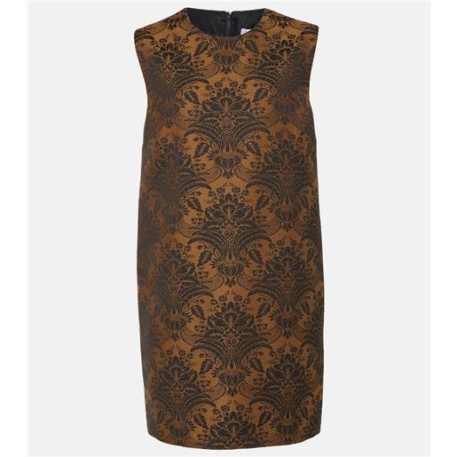 Max Mara abito corto in misto lana jacquard