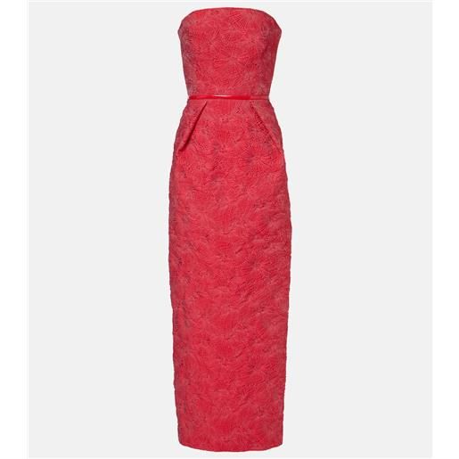 Max Mara abito lungo a fascia manto