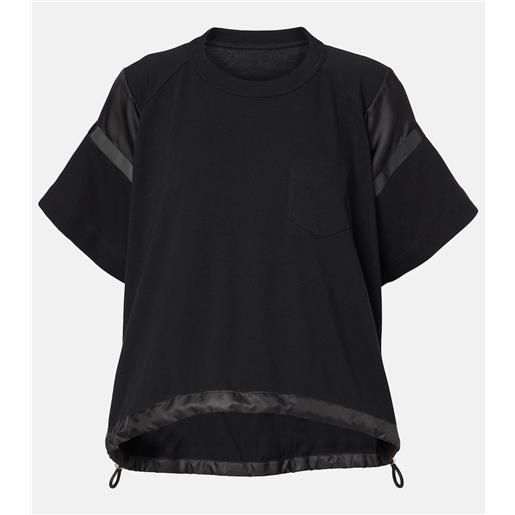 Sacai t-shirt in jersey di cotone