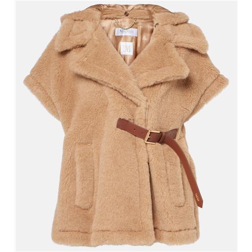 Max Mara mantella in lana, cashmere e seta