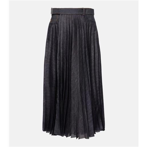 Sacai gonna di jeans midi