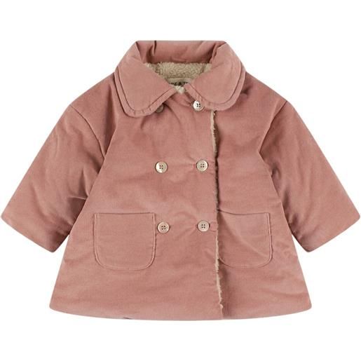 BABE & TESS cappotto caban in cotone stretch