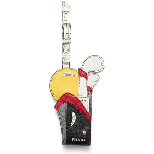 Prada portachiavi - nero