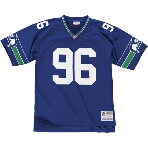 Mitchell & Ness t-shirt 1936/94 cortez kennedy legacy "seattle seahawks" - blu