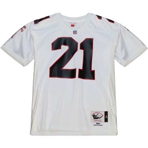 Mitchell & Ness t-shirt atlanta falcons deion sanders 1991 - bianco