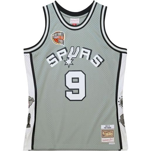 Mitchell & Ness t-shirt nba swingman "spurs tony parker" - grigio