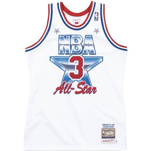 Mitchell & Ness t-shirt all star east 1991-92 patrick ewing - bianco