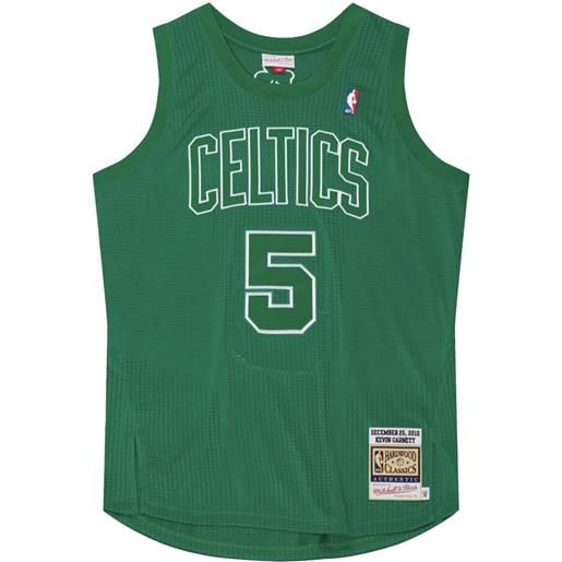 Mitchell & Ness maglia da basket christmas day "nba boston celtics 2012 kevin garnett" - verde