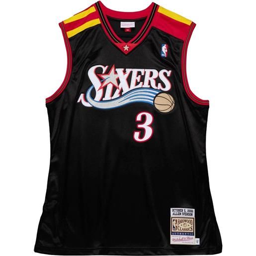 Mitchell & Ness t-shirt allen iverson philadelphia 76ers authentic 2006/07 - nero
