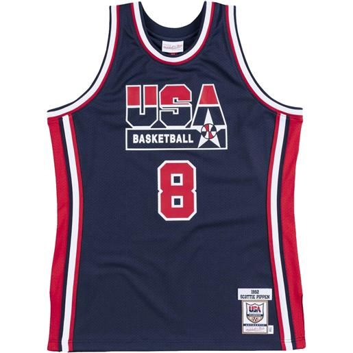 Mitchell & Ness top authentic "team usa 1992 scottie pippen" - blu
