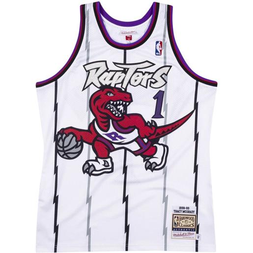 Mitchell & Ness maglia ufficiale "nba toronto raptors 98 tracy mcgrady" - bianco