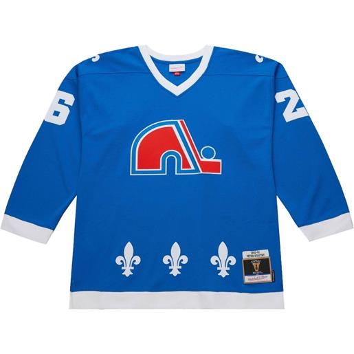 Mitchell & Ness t-shirt peter stastny quebec nordiques power play player 1980/81 - blu