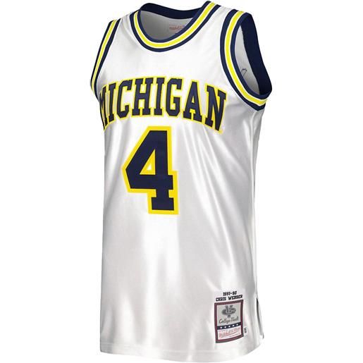 Mitchell & Ness top replica chris webber michigan wolverines swingman 1991-92 - bianco