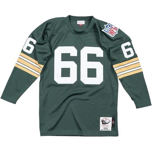 Mitchell & Ness t-shirt authentic ray nitschke green bay packers 1969 - verde