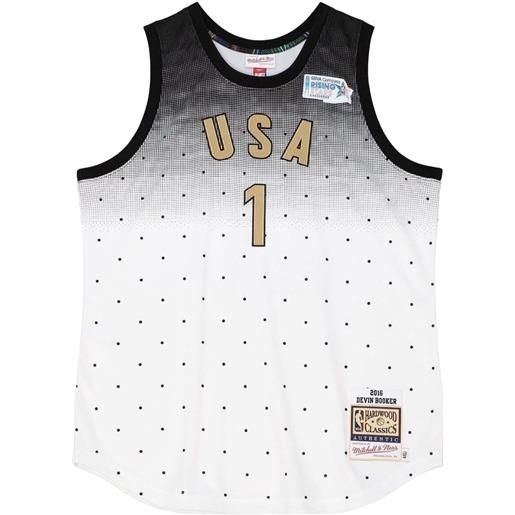 Mitchell & Ness maglia da basket us "all-star 2016 devin booker" - bianco