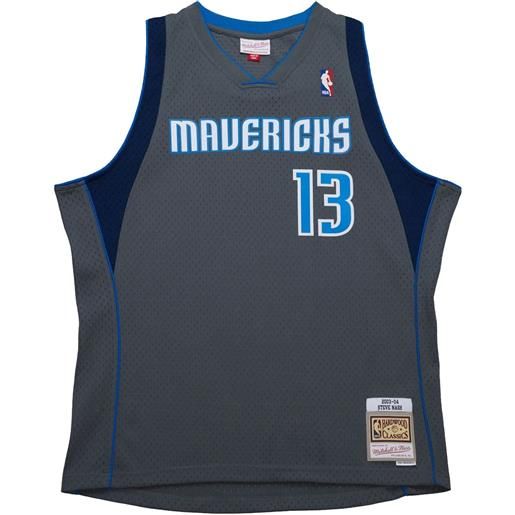 Mitchell & Ness t-shirt steve nash dallas mavericks authentic 2003/04 - grigio
