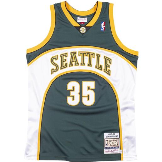 Mitchell & Ness maglia da basket "nba seattle supersonics 07 kevin durant" - verde