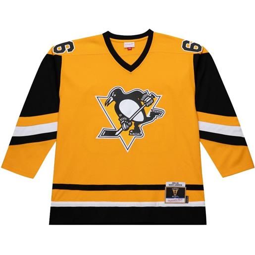 Mitchell & Ness t-shirt pittsburgh penguins 1984/85 mario lemieux power play - giallo