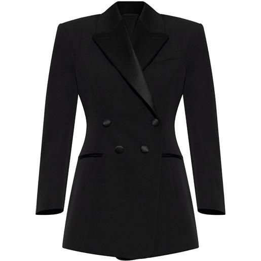 Givenchy blazer doppiopetto sartoriale - nero