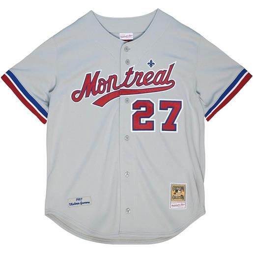 Mitchell & Ness top authentic mlb montreal expos cooperstown "grey/red" - grigio