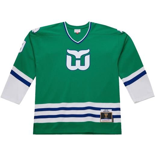 Mitchell & Ness t-shirt nhl dark "whalers 1979 gordie howe" - verde