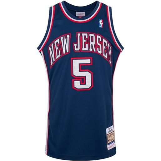 Mitchell & Ness t-shirt new jersey nets jason kidd - blu