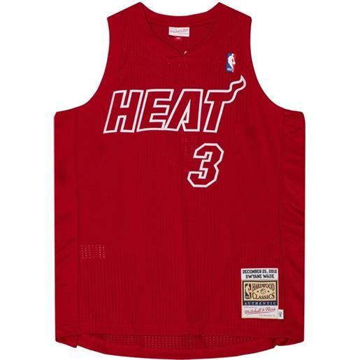 Mitchell & Ness maglia natale "nba miami heat 2012 dwyane wade" - rosso