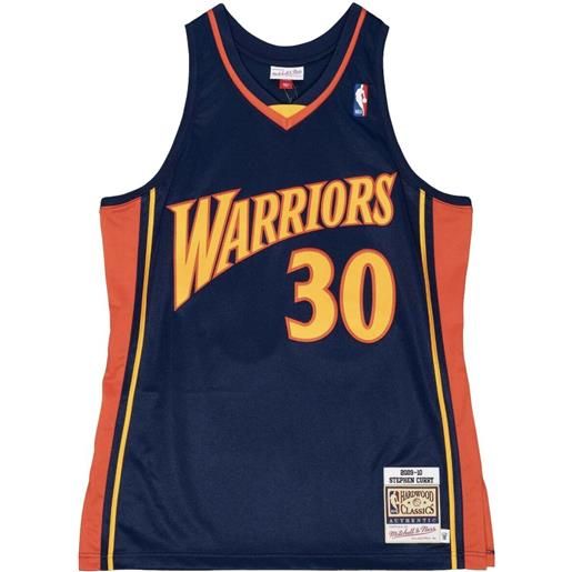 Mitchell & Ness maglia da basket "nba golden state warriors 09 steph curry" - blu