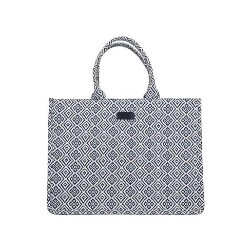 Rieker h1609, shopper donna, blu, l