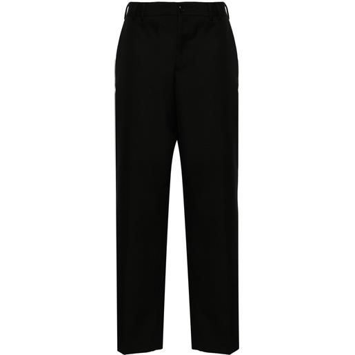 PT Torino pantaloni dritti in lana vergine - nero