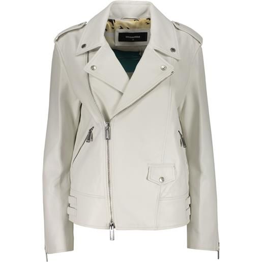 DSQUARED2 giacca in pelle - toni neutri