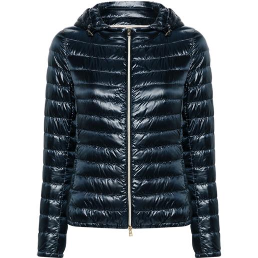 Herno piumino angela trapuntato - blu