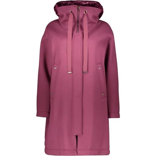 Herno cappotto con cappuccio - viola