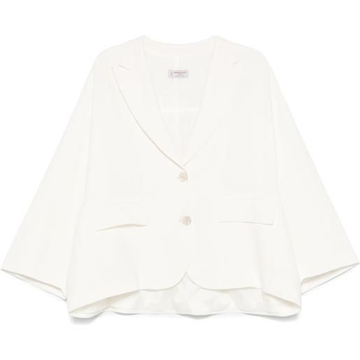 Alberto Biani blazer in cady - bianco