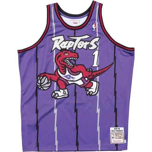 Mitchell & Ness maglia ufficiale "nba toronto raptors 98 tracy mcgrady" - viola