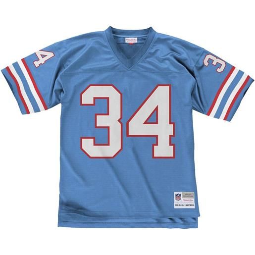 Mitchell & Ness t-shirt houston oilers 1980 earl campbell - blu