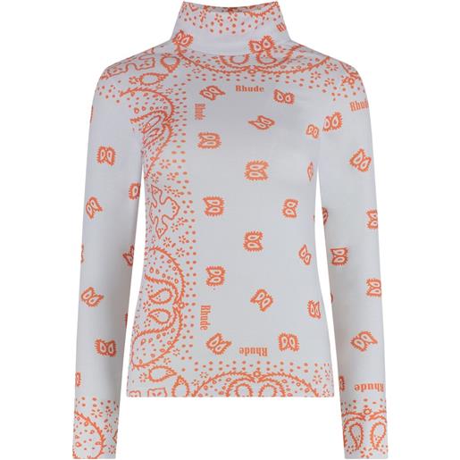 RHUDE top con stampa - grigio