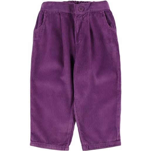 HELLO SIMONE pantaloni capri in cotone millerighe