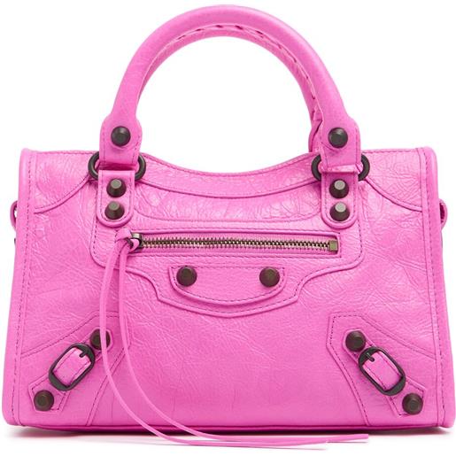 BALENCIAGA borsa a spalla mini le city in pelle