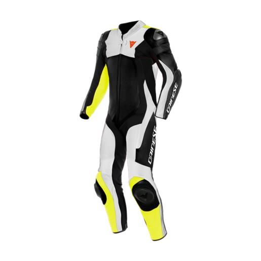 DAINESE tuta assen 2 1 pc perf. Blk/wht/ylw fl