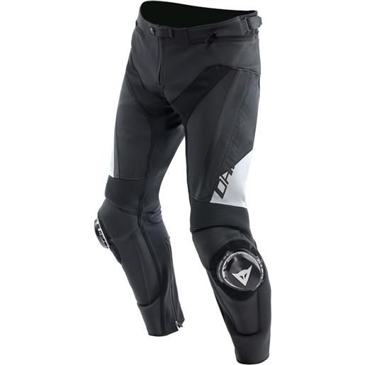 DAINESE pantalone delta 4 leather black/white