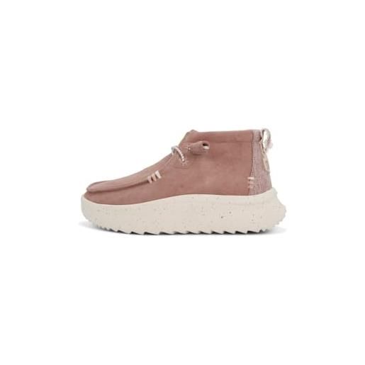 Hey Dude wendy peak hi suede scarpe urban donna. Rosa rosa