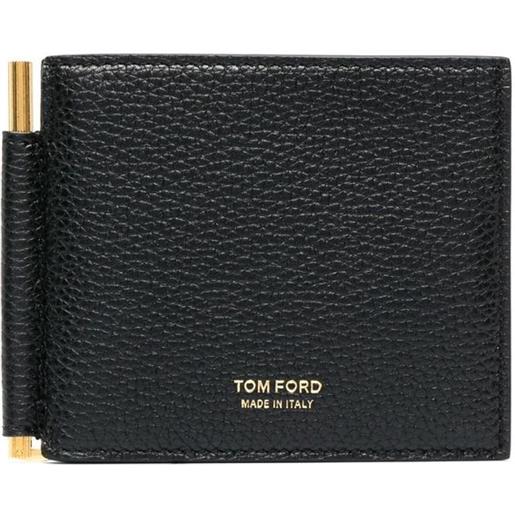 TOM FORD portafoglio con fermasoldi - nero