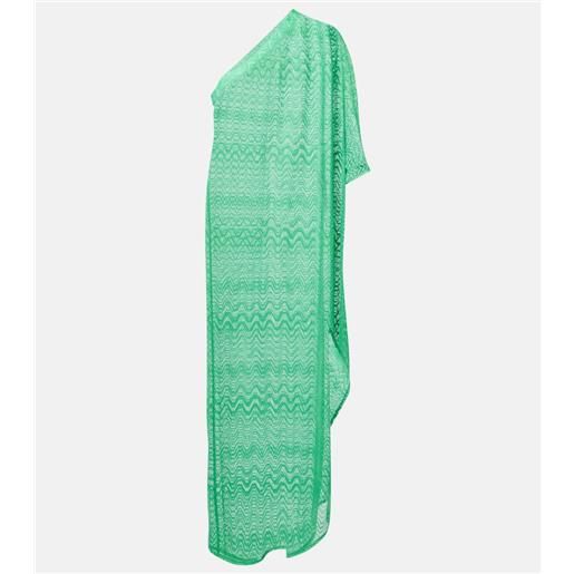 Melissa Odabash abito lungo monospalla savannah