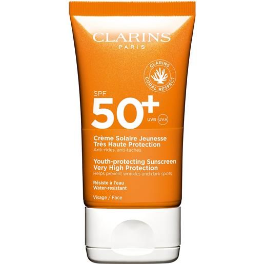 Clarins crème solaire jeunesse très haute protection spf50+ 50ml - solare viso alta prot. 