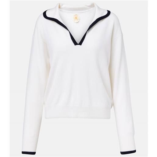 Jardin des Orangers polo in cashmere