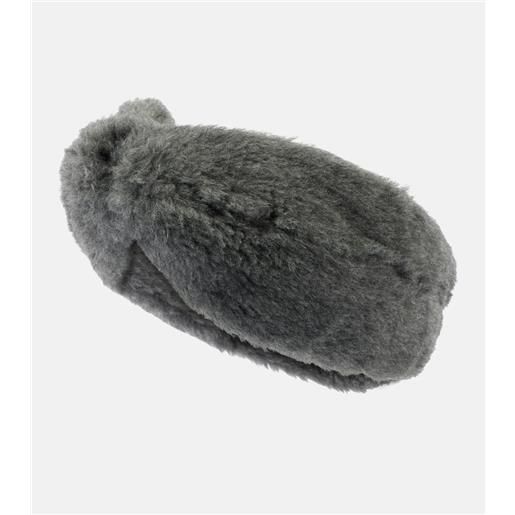 Max Mara fascia per capelli in teddy